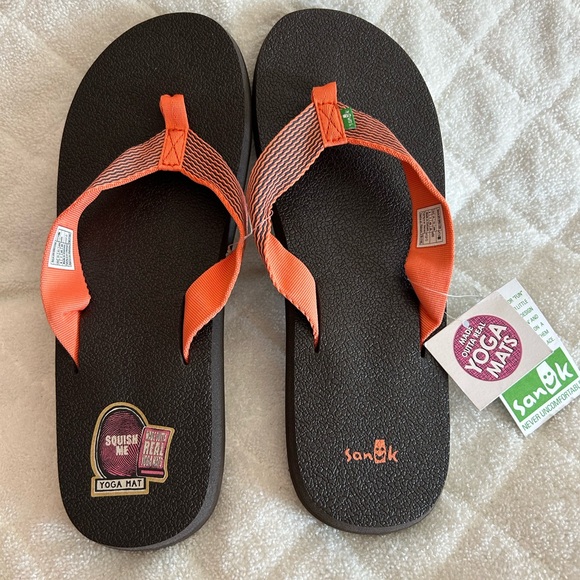Sanuk Women's Yoga Mat Flip Flops Size 9 - Picture 1 of 10